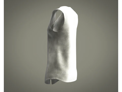 Girls Long Koti 3D Model