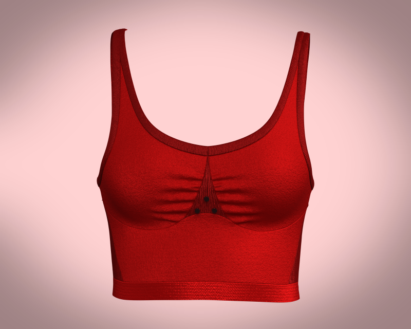 Girls Sports Bra - Tank Tops Modelo 3D .c4d .max .obj .3ds .fbx .stl .blend 
