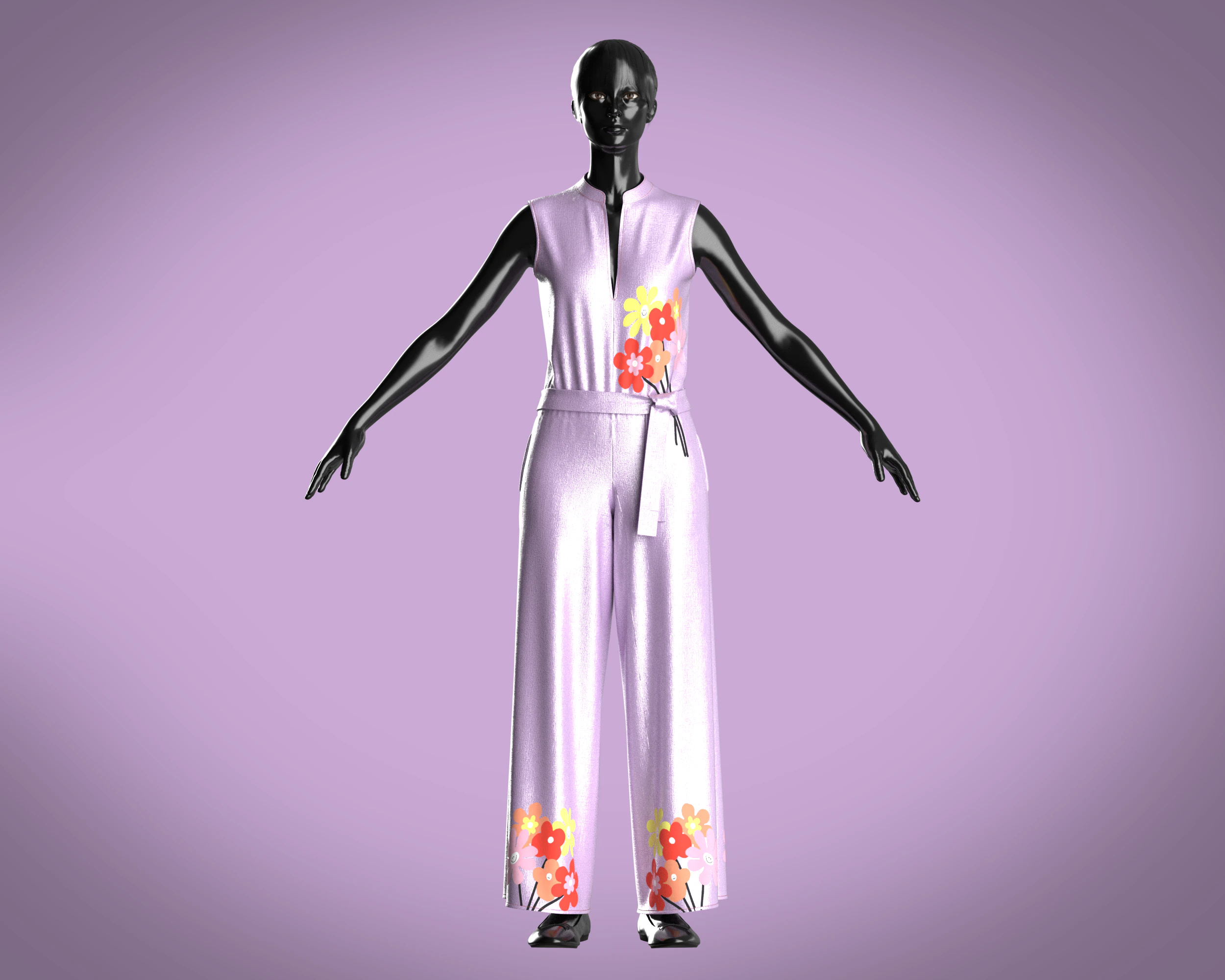 Girls Silk Dress 3D Model .c4d .max .obj .3ds .fbx .stl .blend 