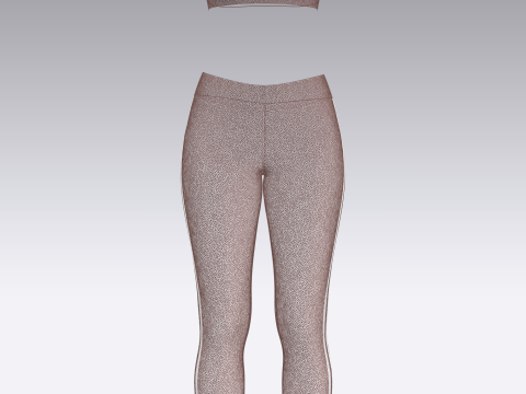 Girls Bralette with Leggings V3 Modelo 3D