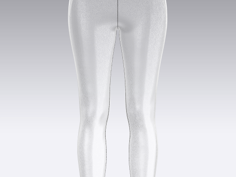 Girls Sports Leggings - Camo Printed Modèle 3D