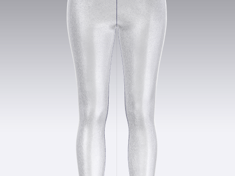 Girls Sports Leggings - Barbie Printed 3D 모델