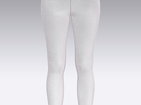 Girls Sports Leggings - sublimation Print 3D Модель