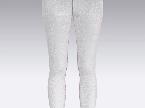 Girls Sports Leggings - sublimation Print 3D Model