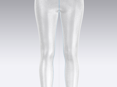 Girls Sports Leggings - Sporty Print Modelo 3D