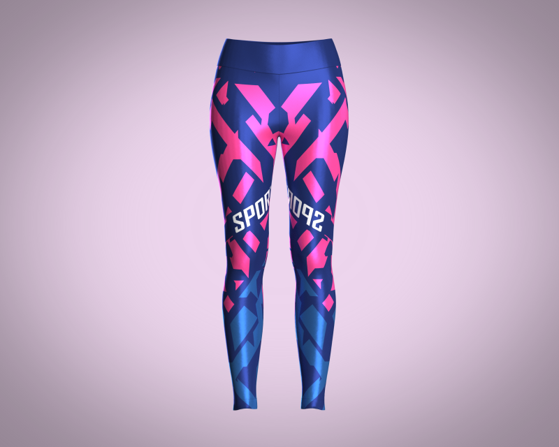 Girls Sports Leggings SPORTY 3D in 3DExport