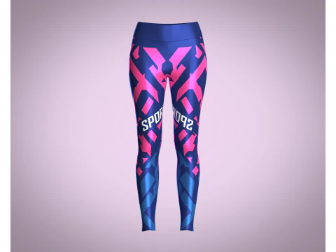 Спортивные леггинсы для девочек - SPORTY 3D Модель