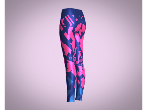 Girls Sports Leggings - SPORTY 3D Модель