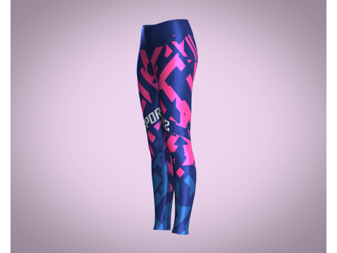 Girls Sports Leggings - SPORTY 3D Модель