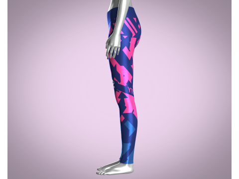 Girls Sports Leggings - SPORTY 3D Модель
