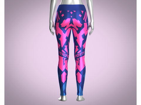Girls Sports Leggings - SPORTY 3D Модель