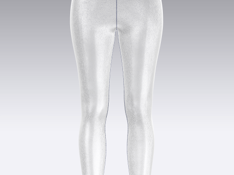 Girls Sports Leggings - SPORTY 3D Модель