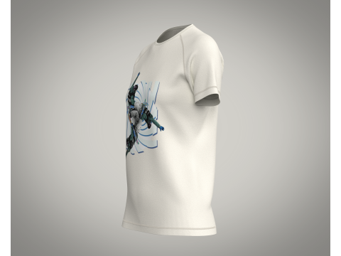 Girls T-Shirt 3D मॉडल