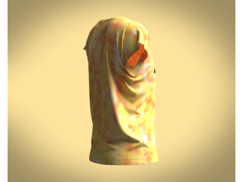 Girls Tops - Lawless Graphic 3D Model
