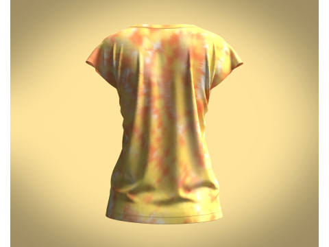 Girls Tops - Lawless Graphic 3D Model