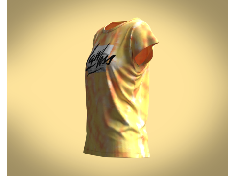Girls Tops - Lawless Graphic 3D Model