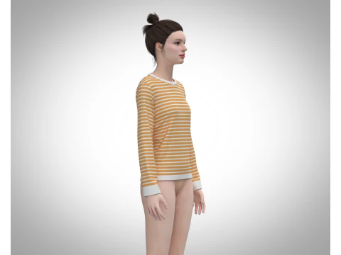 Topy dziewczęce &ndash; slogan Beach Sun Model 3D