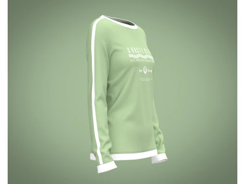 Girls - Beach Summer Sloganl Tops 3D Model