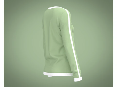Girls - Beach Summer Sloganl Tops 3D Model