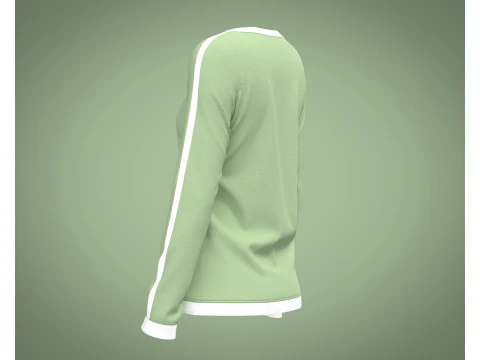 Girls - Beach Summer Sloganl Tops 3D Model