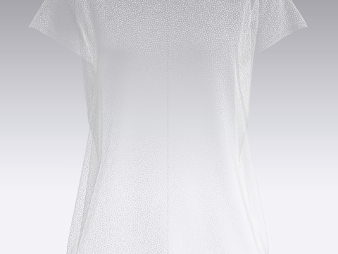 Girls - Pastel Squigg AOP Tops Model 3D