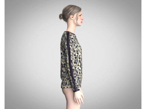 Girls Tops - Marks Dark 3D Model