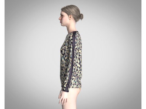 Girls Tops - Marks Dark 3D Model