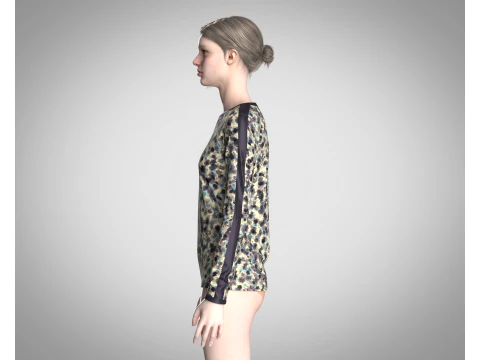 Girls Tops - Marks Dark 3D Model