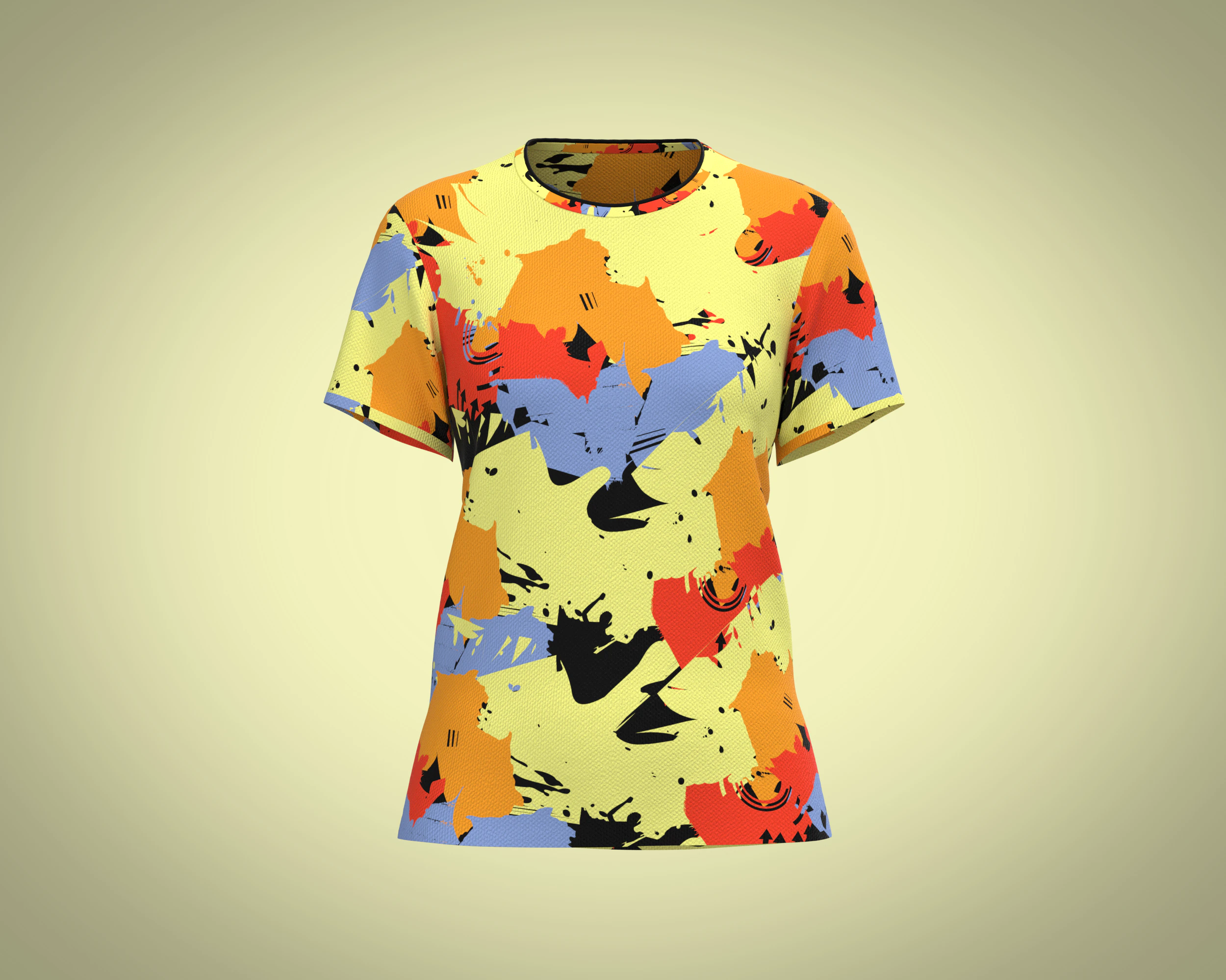 Ladies AOP Tops 3D Model .c4d .max .obj .3ds .fbx .stl .blend 