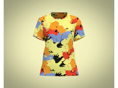 Женские топы AOP 3D Модель