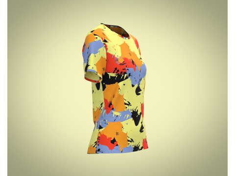 Ladies AOP Tops Modèle 3D