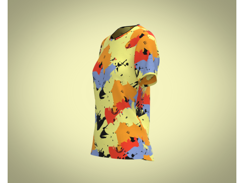 Ladies AOP Tops Modèle 3D