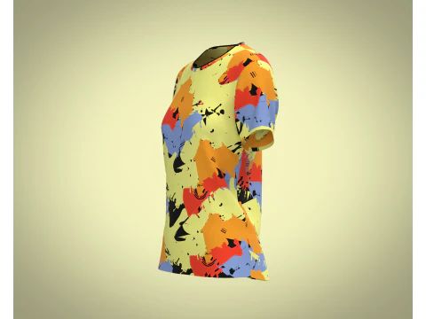 Ladies AOP Tops 3D Model