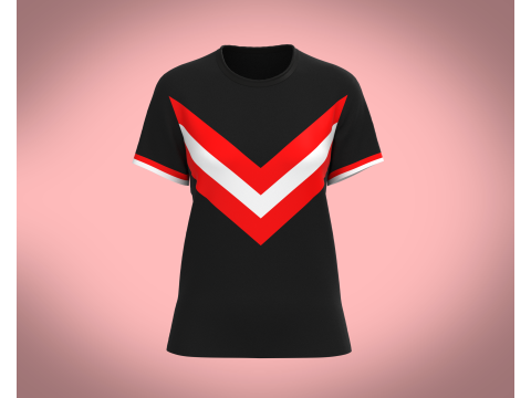 Ladies Black Tops 3D Model