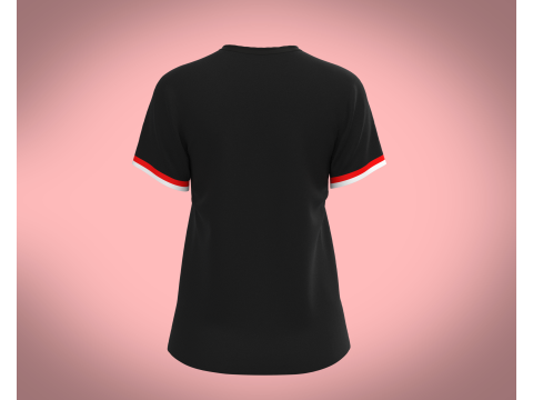 Ladies Black Tops Model 3D