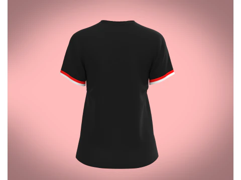 Ladies Black Tops 3D Model