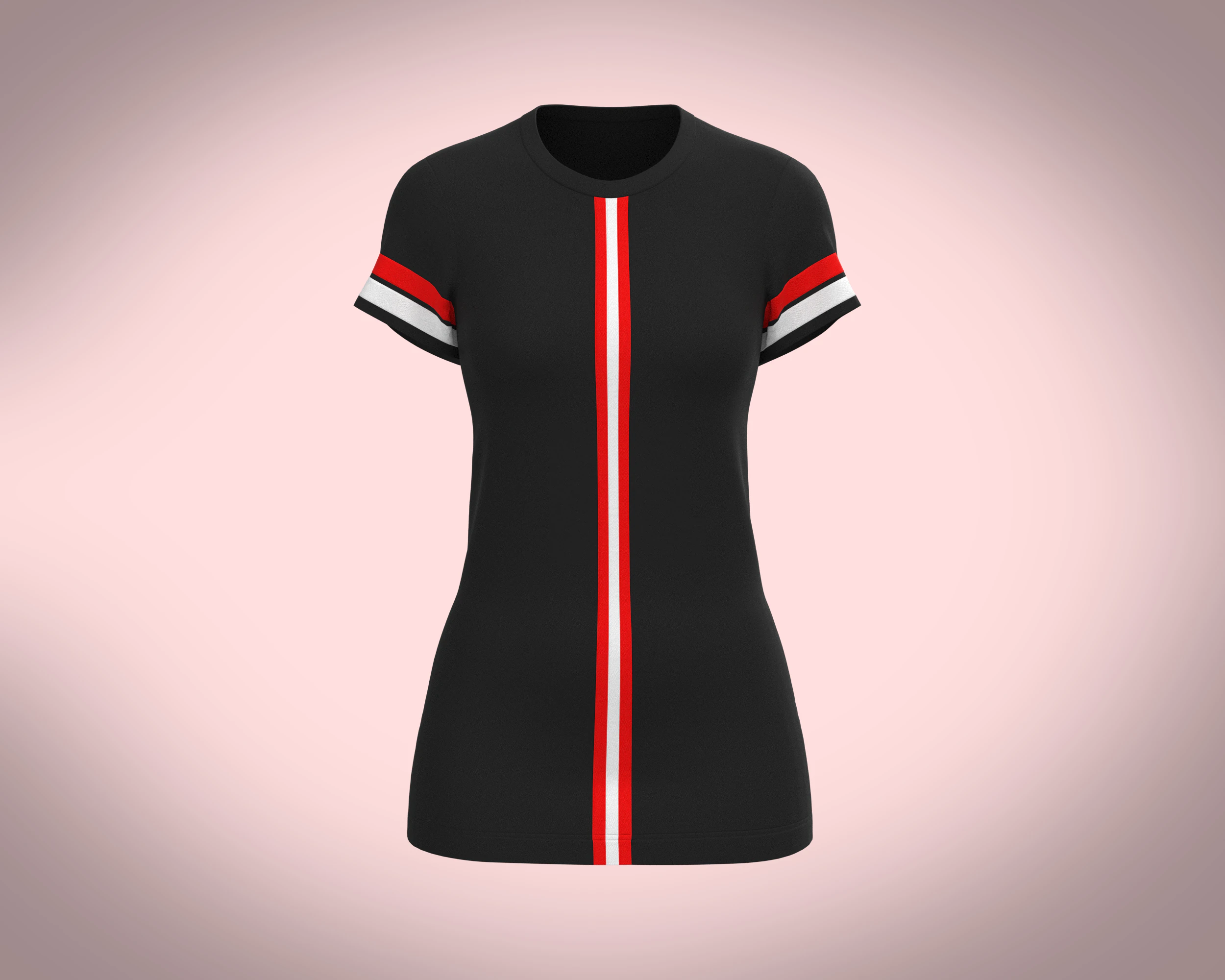 Ladies Black Tops V2 3D Model .c4d .max .obj .3ds .fbx .stl .blend 