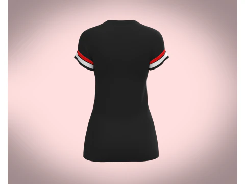 Ladies Black Tops V2 3D Model