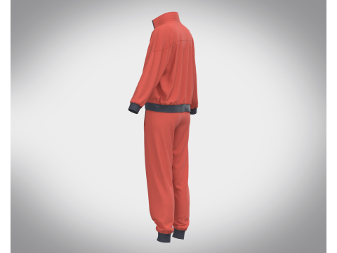 Girls Sports Outfit - Jacket with Jogger 3D Модель