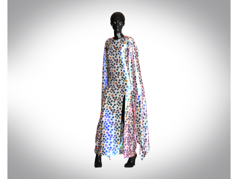 Girls - Iridescence Long Dress 3D Model
