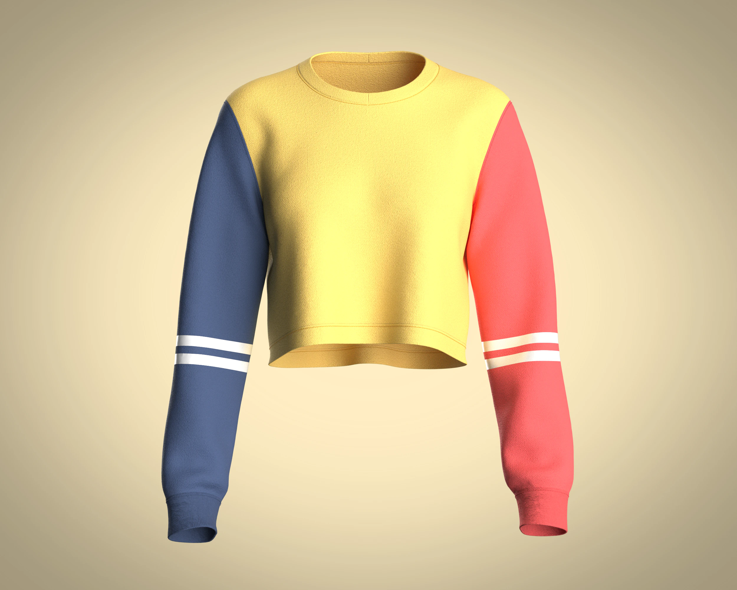 Girls - Crop Tops 3D Model .c4d .max .obj .3ds .fbx .stl .blend