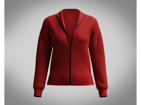 Девочки - Куртка-бомбер 3D Модель