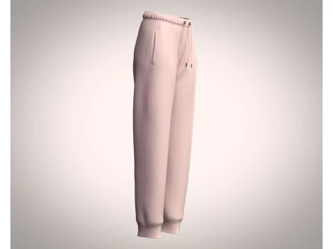 Girls - Jogger Pant 3D Model