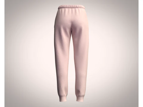 Girls - Jogger Pant 3D Model