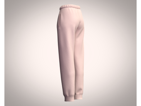 Girls - Jogger Pant Model 3D