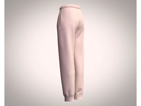 Girls - Jogger Pant 3D Model