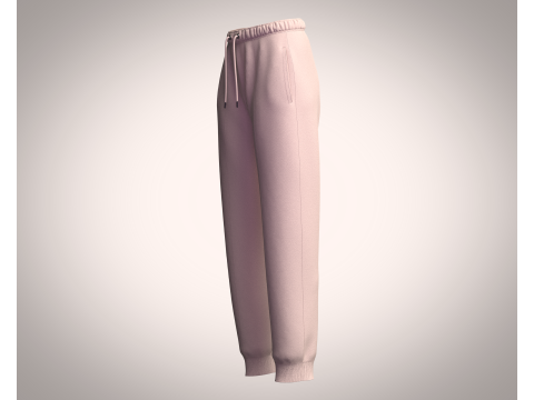 Girls - Jogger Pant Model 3D
