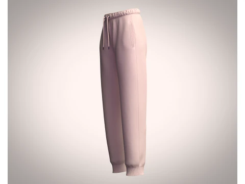 Girls - Jogger Pant 3D Model