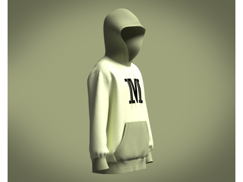 Hoodie - M 3D मॉडल