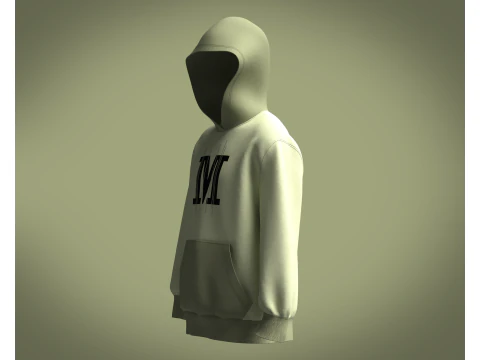 Hoodie - M 3D Model